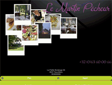 Tablet Screenshot of le-martin-pecheur.com